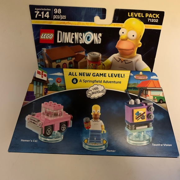 NEW! LEGOS DIMENSIONS 71202 and 71206 Simpsons Level Pack - Scooby Doo Team Pack - Picture 11 of 11